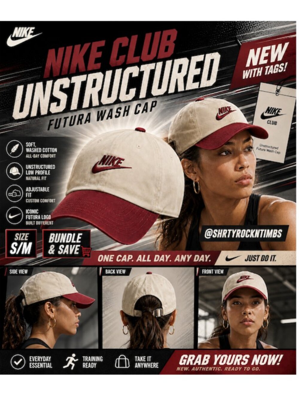 NIKE Club Futura Wash Cap [NWT]